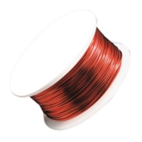 Red Artistic Wire Spools