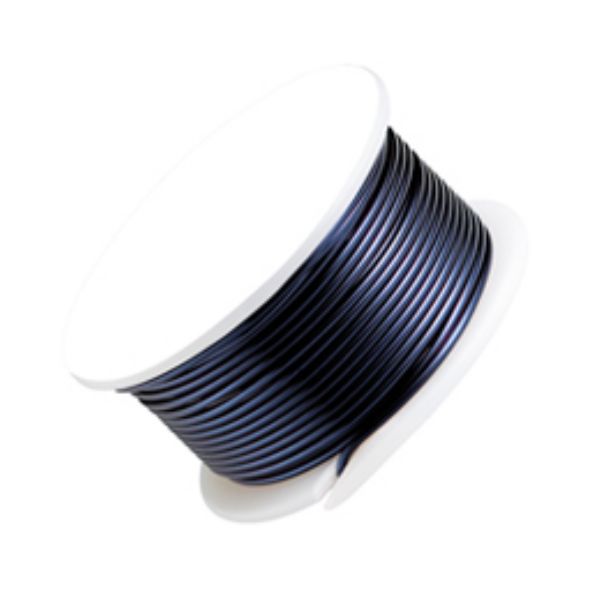 Dark Blue Artistic Wire Spools