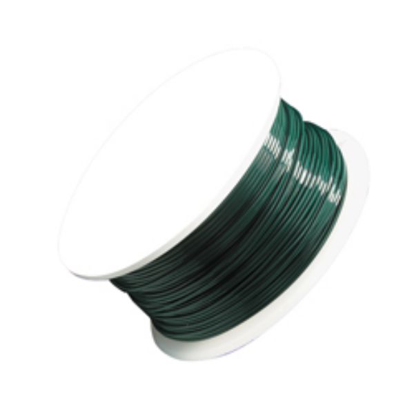 Green Artistic Wire Spools