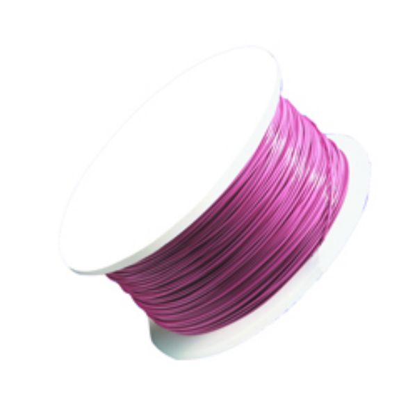 Pink Artistic Wire Spools