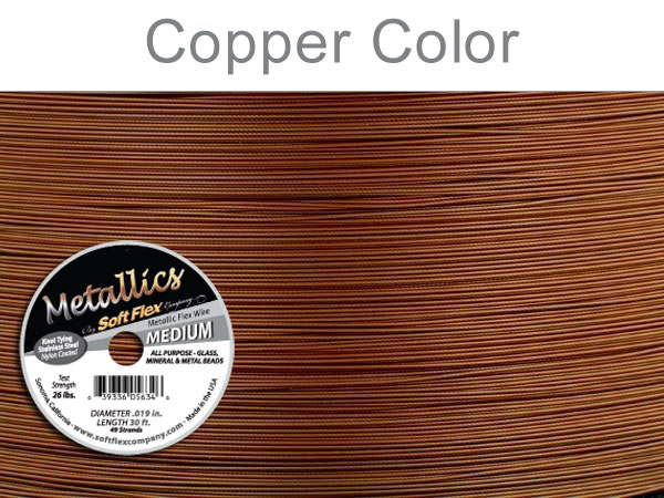 Soft Flex Beading Wire, Satin Silver.019 inch, 30 Feet | BDC-419.00