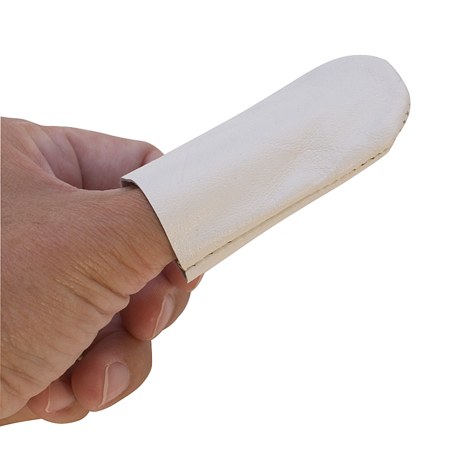 POL-208.00 - Finger Guards, Leather Thumb Guard, 10 Pack