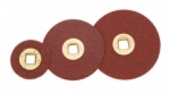 Adalox Brass Center Sanding Discs, 3/4 Inch, Fine Grit, Box of 100||ABR-157.01