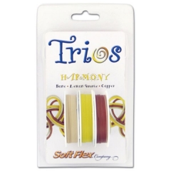 Soft Flex Trio Bead Wire, Harmony, 0.019 Inch, 10 Feet, Pack of 3||BDC-405.02