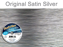 Soft Flex Beading Wire, Satin Silver, .014 Inch, 30 Feet||BDC-414.00