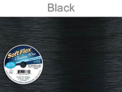 Soft Flex Beading Wire, Black, .014 Inch, 30 Feet||BDC-414.23