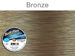 Soft Flex Beading Wire, Golden Bronze, .014 Inch, 30 Feet||BDC-414.47