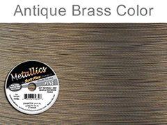 Soft Flex Beading Wire, Metallic Antique Brass, .014 Inch, 30 Feet||BDC-414.60