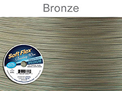 Soft Flex Beading Wire, Golden Bronze, .019 Inch, 100 Feet||BDC-420.47