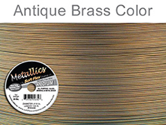 Soft Flex Beading Wire, Metallic Antique Brass, .019 Inch, 100 Feet||BDC-420.60