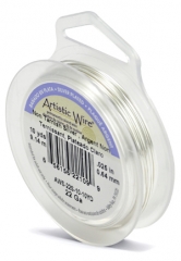 Artistic Non-Tarnish Silver Wire, 22 Gauge, 10 Yards||BDC-825.40