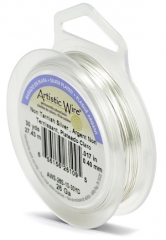 Artistic Non-Tarnish Silver Wire, 26 Gauge, 30 Yards||BDC-827.40