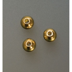 Gold Plated Seamed Beads, 4 Millimeter, Pack of 1000||BDS-244.05