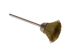 1/2" CUP BRUSH-BRASS, CRIMPED, 3/32" mandrel||BRS-422.00