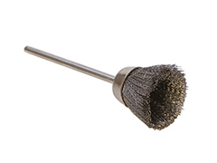 1/2" CUP BRUSH-STEEL, CRIMPED, 3/32" mandrel||BRS-423.00