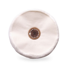 Unstiched Combed Finex Muslin Buff, Leather Center, 6 Inches, 50 Ply||BUF-696.50