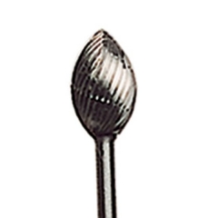 High Speed Steel Burs, Flame, 1.50 millimeter||BUR-311.04