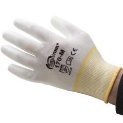 Polyurethane Palm Coated Gloves, Medium, 12 Pair||GLV-170.20