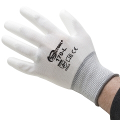 Polyurethane Palm Coated Gloves, Large, 12 Pair||GLV-170.30
