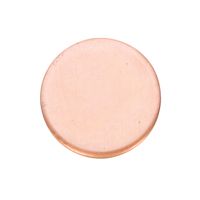 Copper Shape, Circle, 1/2 inch, 6 Pieces||MET-100.01