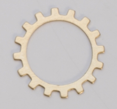 Brass Open Gear, 24 Gauge, 3/4 Inch, Pack of 144||MET-450.46G