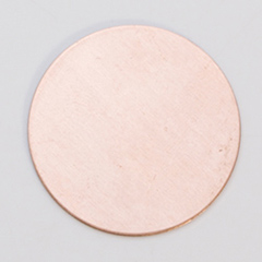 Copper Circle, 24 Gauge, 1 Inch, Pack of 6||MET-500.15