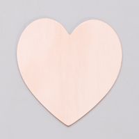 COPPER 24ga - 1-3/8" x 1-1/2" LARGE HEART - Pack of 6||MET-536.10