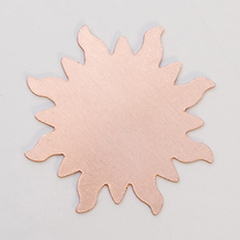 Copper Starburst, 24 Gauge, 1-1/4 Inch, Pack of 6||MET-550.28