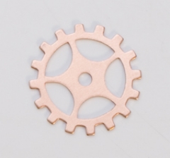 Copper Gear with Spokes, 24 Gauge, 3/4 Inch, Pack of 144||MET-550.40G