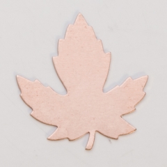 Copper Maple Leaf, 24 Gauge, 29 by 28 Millimeters, Pack of 144||MET-550.62G