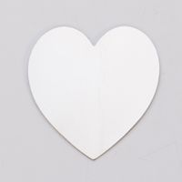 NICKEL SILVER 24ga - 1-3/8" x 1-1/2" LARGE HEART - Pack of 6||MET-636.10