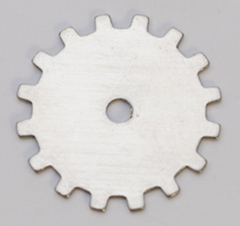 Nickel Silver Solid Gear, 24 Gauge, 3/4 Inch, Pack of 6||MET-650.52