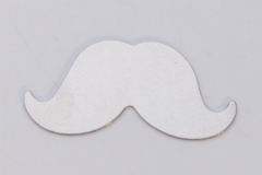 NICKEL SILVER - 24ga - LARGE MUSTACHE - Pack of 144||MET-650.76G