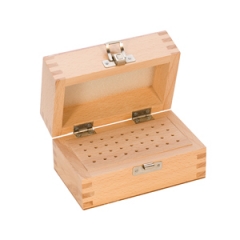 Wood Storage Box, 36 Holes, 4-7/8 by 3 Inches||PKG-136.00