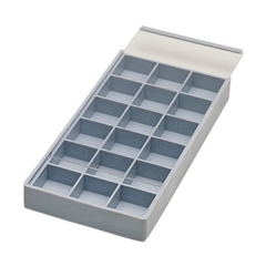 Compartment Tray with Sliding Lid, 18 Compartments||PKG-310.00