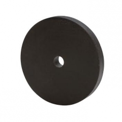 Large Silicone Polishing Wheels, Black, Medium Grit, 4 Inches by 1/2 Inch||POL-490.60