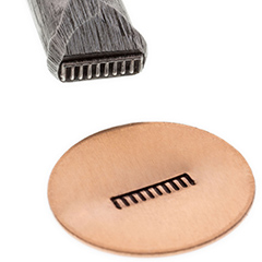 Design Stamp, Traditional, Comb Shape||PUN-102.34