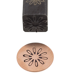 Elite Jumbo Design Stamp, 10 Millimeters, Daisy||PUN-225.28