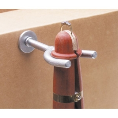 Mahogany Ring Clamp with Rotating Metal Holder||RCL-653.20