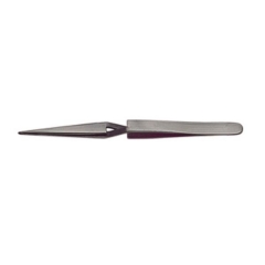 Cross Lock Utility Tweezer, Negative Locking, Fine Tip, 4-3/4 Inches||TWZ-935.00