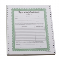 Appraisal Certificates, Box of 100||APR-100.00