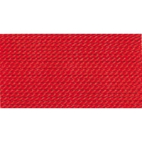 Nylon Beading Thread, Red, Size 12, 0.98 Millimeters, Pack of 10||BDC-105.12