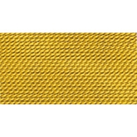 Nylon Beading Thread, Amber, Size 0, 0.30 Millimeters, Pack of 10||BDC-108.00
