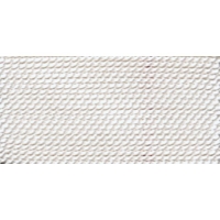 100% Silk Beading Thread, White, Size 0, 10 Pack||BDC-231.00