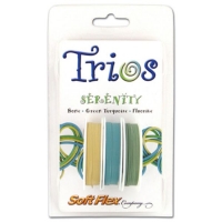 Soft Flex Trio Bead Wire, Serenity, 0.019 Inch, 10 Feet, Pack of 3||BDC-405.06