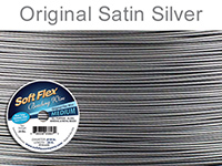 Soft Flex Beading Wire, Satin Silver, .019 Inch, 30 Feet||BDC-419.00