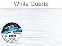 Soft Flex Beading Wire, White Quartz, .019 Inch, 30 Feet||BDC-419.01