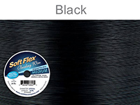 Soft Flex Beading Wire, Black, .019 Inch, 30 Feet||BDC-419.23