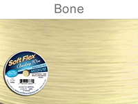 Soft Flex Beading Wire, Bone, .019 Inch, 30 Feet||BDC-419.24