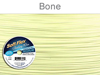 Soft Flex Beading Wire, Bone, .019 Inch, 100 Feet||BDC-420.24